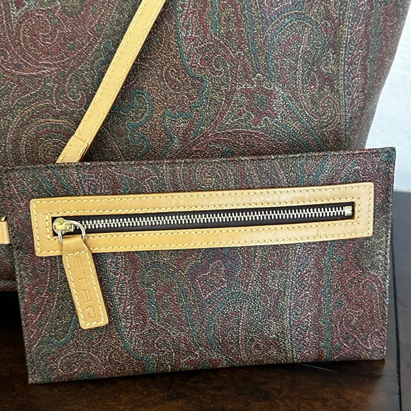 Etro Milano Paisley Tote Bag and Wristlet Wallet Set - Picture 2 of 14